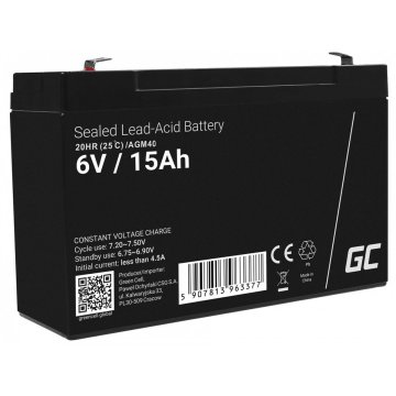 Batéria pre Systém Neprerušovaného Napájania UPS Green Cell AGM40 14000 mAh 6 V