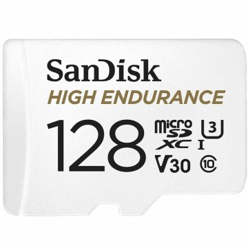 Pamäťová karta Micro SD s adaptérom SanDisk High Endurance UHS-I Biela 128 GB