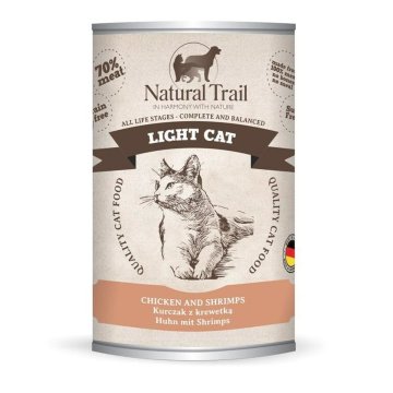 Krmivo pre mačky NATURAL TRAIL Light Cat Chicken Kurča 400 g