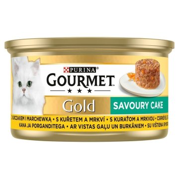 Krmivo pre mačky Purina GOURMET GOLD Kurča Mrkva 85 g