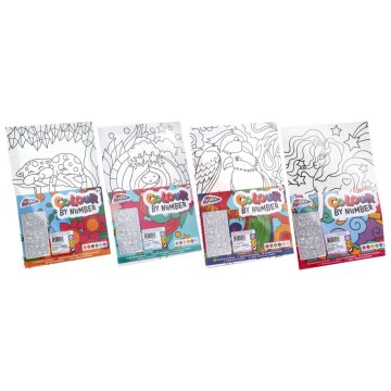 Grafix Painter by Numbers Assorted