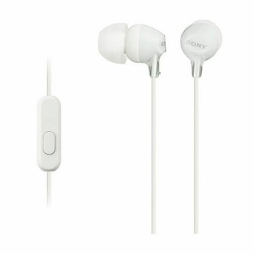 Slúchadlá s mikrofónom Sony MDREX15APW.CE7 in-ear Biela