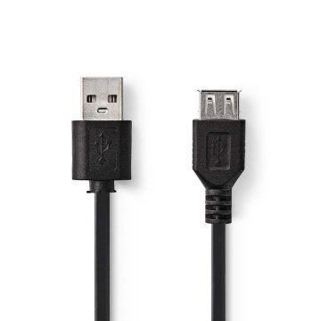 Nedis CCGT60010BK30 kábel USB 2.0 A samec – USB A samica 3,0 M čierny