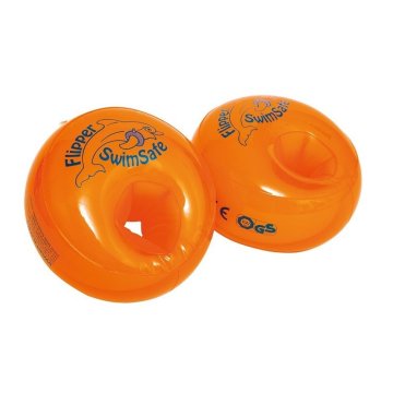 SwimSafe plavecké rukávy Flipper Orange 2 kusy