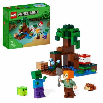 Playset Lego Minecraft 21240 Adventures in the Marais Viacfarebná 65 Kusy