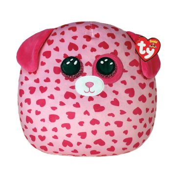 TY Squish A Boo Cuddle Cushion Dog Tickle 19 cm