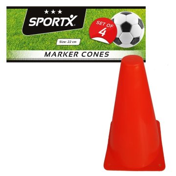 SportX Orange Pešiaci 22 cm 4 kusy