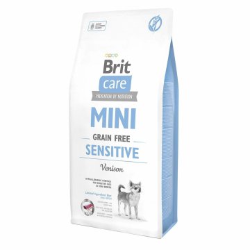 Krmivo Brit Care Mini Sensitive Venison Dospelý Teľacie mäso Diviak 7 kg