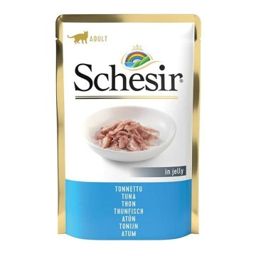 Krmivo pre mačky SCHESIR Ryby 85 g