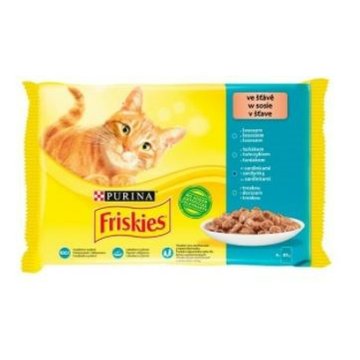 Krmivo pre mačky Purina Mix Lososová Tuniak Treska 4 x 85 g