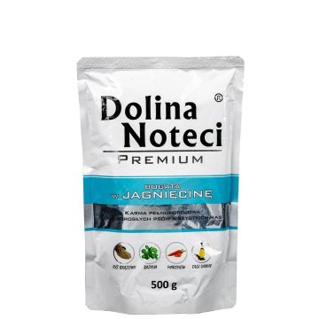 Mokré jedlo Dolina Noteci Premium Baránok 500 L 500 g