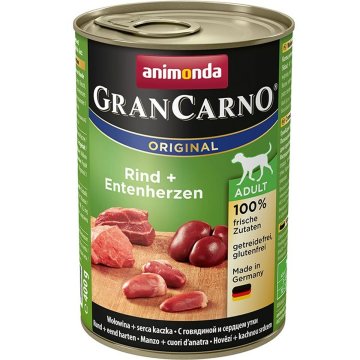 Mokré jedlo Animonda GranCarno Original Teľacie mäso Kačica 400 g