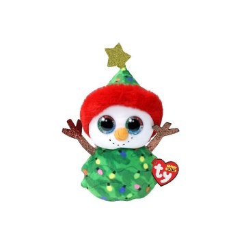 TY Beanie Boos plyšová hračka snehuliak strom 15 cm