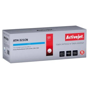 Toner Activejet ATM-321CN Azúrová