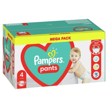 Jednorázové plienky Pampers Pants 4 (108 kusov)