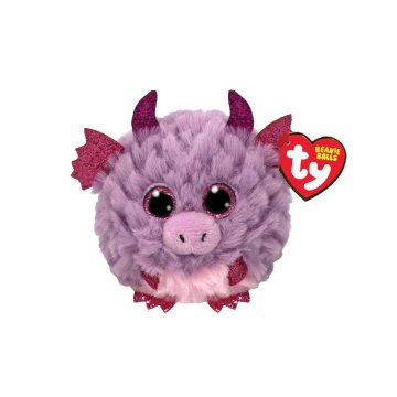 TY Teeny Puffies Cuddly Toy Dragon Spark 10 cm