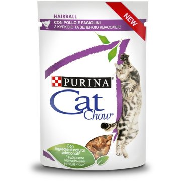 Krmivo pre mačky Purina Hairball Kurča 85 g