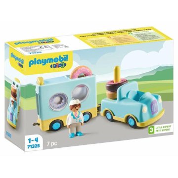 Playset Playmobil 71325 Nákladné auto Donut 7 Kusy