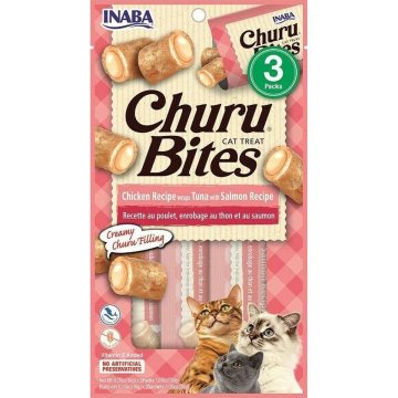 Snack for Cats Inaba Churu Bites Kurča Lososová Tuniak Ryby