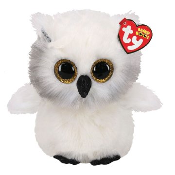 TY Beanie Boos Cuddly Toy Owl Austin 24 cm