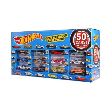 Sada 50 áut Hot Wheels