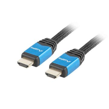 HDMI Kábel Lanberg Čierna 4K Ultra HD Koncovka Samec/Koncovka Samec