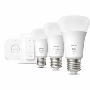 Led baterka Philips Starter Kit E27 9,5 W Biela F (3 kusov)