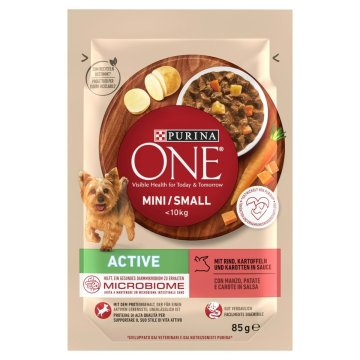 Mokré jedlo Purina Mini/Small Active Beef Hovädzie mäso 85 g