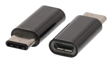 Valueline VLCP60910B USB 2.0 adaptér USB-C Samec - USB Micro-B Samec čierny