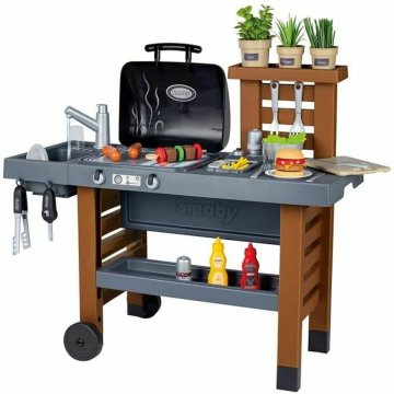 Detská kuchynka Smoby Garden Kitchen Barbeque gril 43 Kusy