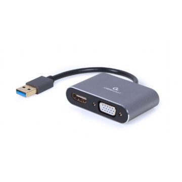 Adaptér USB na VGA/HDMI GEMBIRD