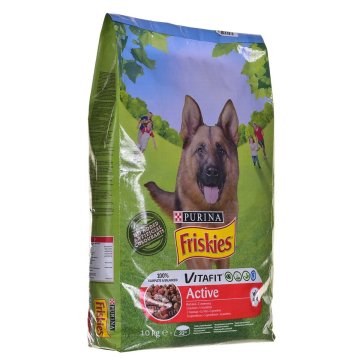 Krmivo Purina Friskies Active Dospelý Teľacie mäso 10 kg