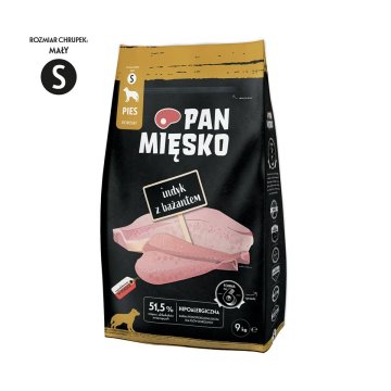 Krmivo PAN MIĘSKO XS Páv 9 kg