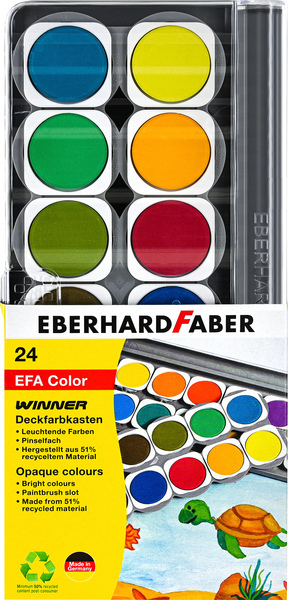 Víťaz Eberhard Faber EF-578324 Color Box 24 farieb + paleta miešania