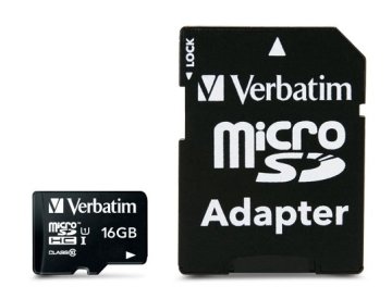 Verbatim microSDHC 16 GB Class 10, Speicherkarte