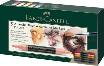 Faber Castell FC-160307 WK25Akvarelový fix FC AlbrechtDürer 5 kusov na výšku