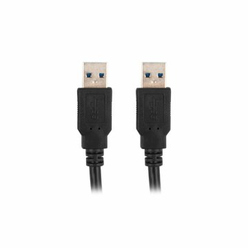 USB kábel Lanberg CA-USBA-30CU-0018-BK 1,8 m Čierna