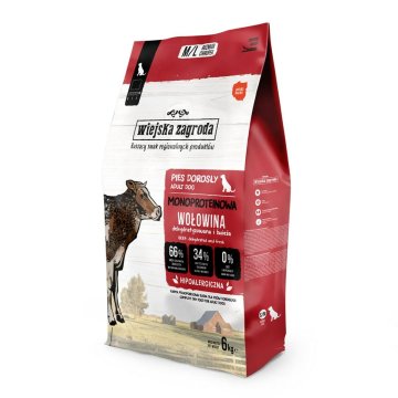 Krmivo WIEJSKA ZAGRODA Monoprotein Beef Teľacie mäso 6 Kg