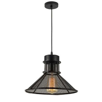 Homestyle Pro MK110-BB Priemyselná závesná lampa 28x18 cm Čierna/kov