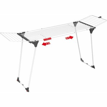 Vešiak na prádlo Vileda Infinity Biela Aluminium 257 x 57 x 100 cm Dĺžka