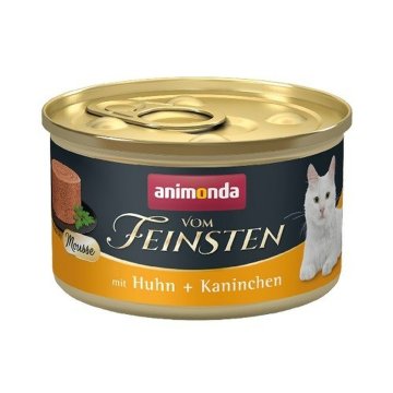 Krmivo pre mačky Animonda Vom Feinsten Mousse Pollo y Conejo Kurča Králik 85 g