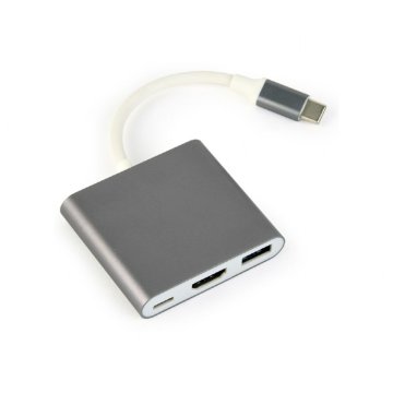 Adaptér USB C na VGA GEMBIRD A-CM-HDMIF-02-SG