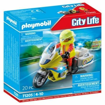 Hracia sada dopravných prostriedkov Playmobil 71205 Motorka 20 Kusy