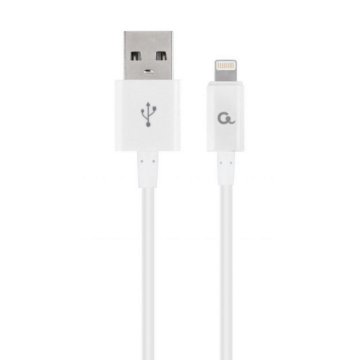 Kábel Lightning Cablexpert CC-USB2P-AMLM-2M-W