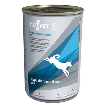 Mokré jedlo Trovet Hypoallergenic LRD Baránok 400 g