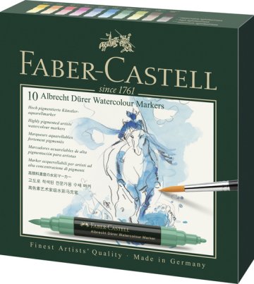 Faber Castell FC-160310 akvarelový fix Albrecht Dürer Box A 10 kusov