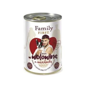 Mokré jedlo Family First FF-19030 Teľacie mäso Mrkva 400 g