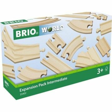 Železničná trať Brio Intermediate Evolution Set Drevo 16 Kusy