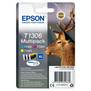 Originálne atramentové náplne Epson T1306 Trojfarebná