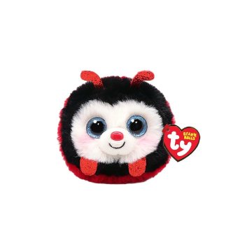 TY Beanie Balls Cuddly Toy Ladybug Izzy 10 cm